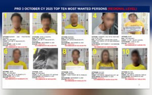 10 MOST WANTED SA GITNANG LUZON, NALAMBAT NG PRO-3 SA LOOB NG 14 ARAW